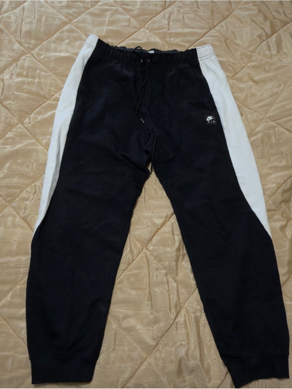 Nike Black with White Side Panel Men's Joggers